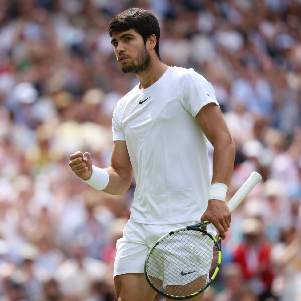 Wimbledon's tweet photo. High stakes. High level. 

#Wimbledon https://t.co/DYOkGz2KiW