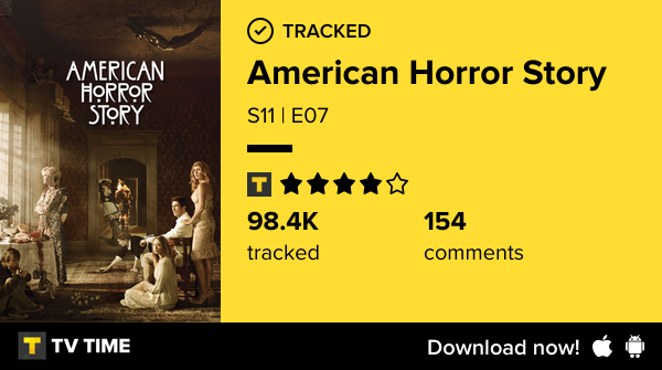 I've just watched episode S11 | E07 of American Horror Story! #AHS  https://t.co/MjVkOMqmkH #tvtime https://t.co/Mu2Fs1RwLJ