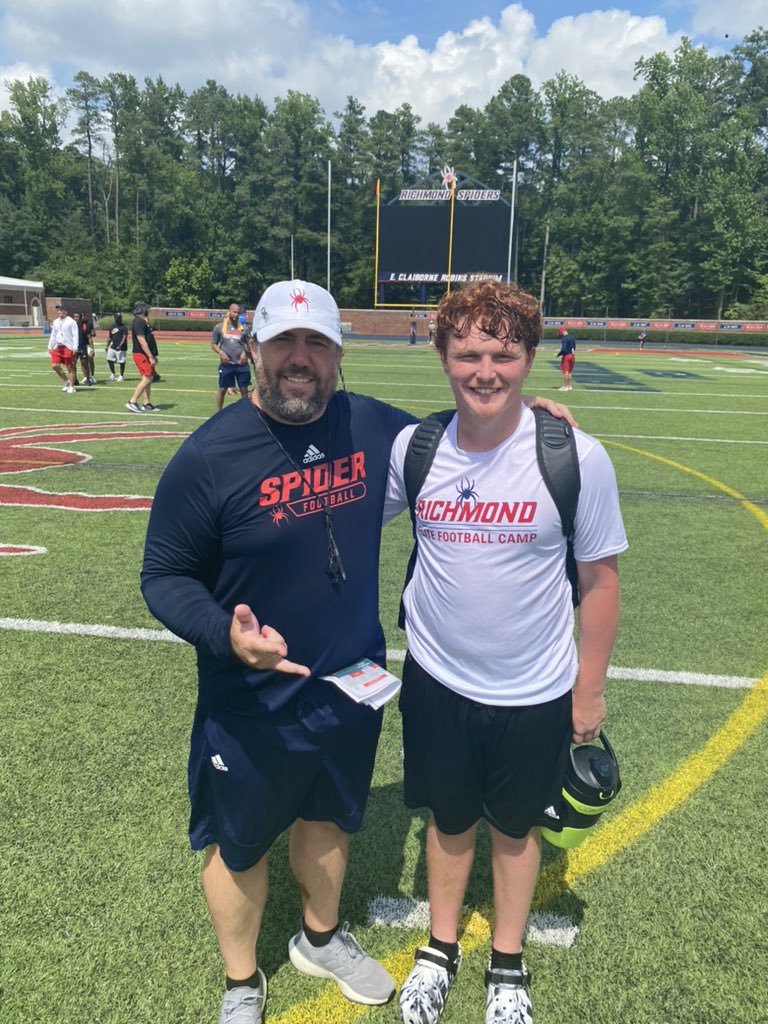 Aidan Conner (@aidanconner12) on Twitter photo Had a great day yesterday at Richmond Elite Football Camp! I would like to thank coach Russ Huesman, coach Adam Ross, <a href="/CoachOctober/">Winston October</a> and <a href="/C_Ellis85/">Chris Ellis</a> for providing and intense, competitive environment. I look forward to coming back next year.
<a href="/BallCoach34/">Gary Wortham Sr.</a> Had a great day yesterday at Richmond Elite Football Camp! I would like to thank coach Russ Huesman, coach Adam Ross, <a href="/CoachOctober/">Winston October</a> and <a href="/C_Ellis85/">Chris Ellis</a> for providing and intense, competitive environment. I look forward to coming back next year.
<a href="/BallCoach34/">Gary Wortham Sr.</a>