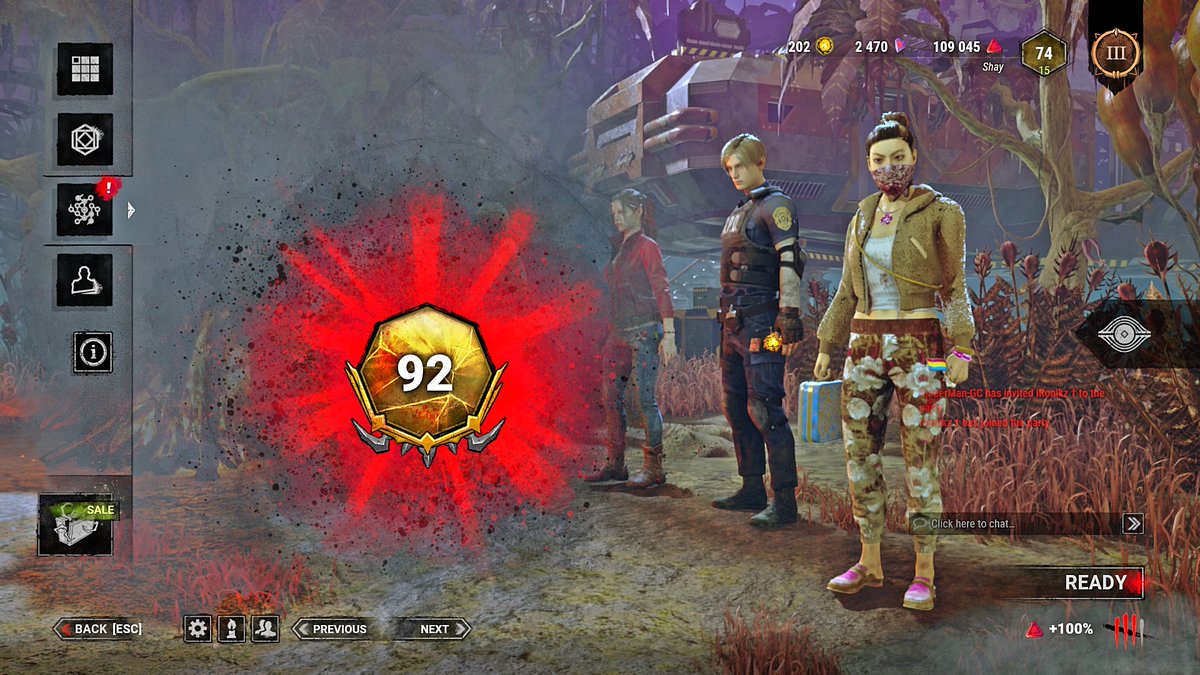 ShaylaTTV's tweet photo. Eventually we'll get there.... I'm so excited each day I'm getting closer and closer to that P100 on my favorite survivor!! I love this game so much c:
#DeadbyDaylight #RoadToP100 #YuiMain #ShirtMySurvivor https://t.co/z39JBnPjF1