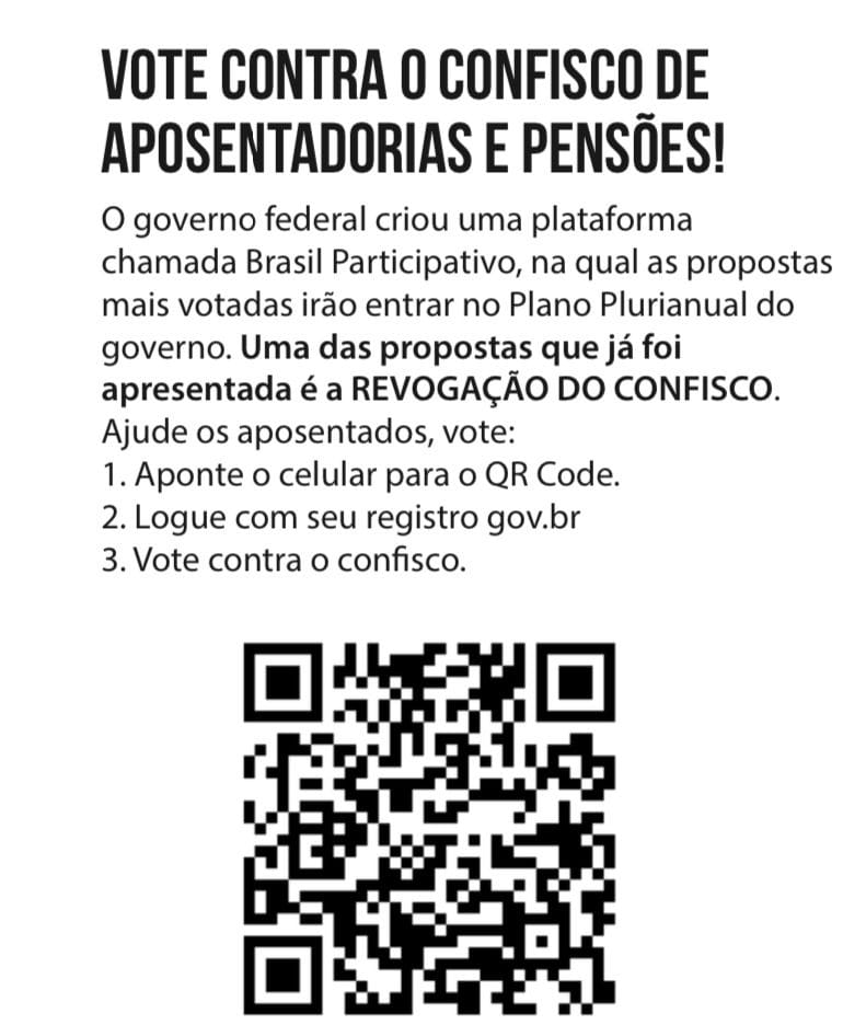 Obrigado a todos que colaboram com os aposentados do BRASIL . Pagamos por uma má administração  também são servidores publicos do país fazem desta condições para uso de seus próprios interesses oprimido o povo #LulaBrasilMelhor 
                #GovBrJa