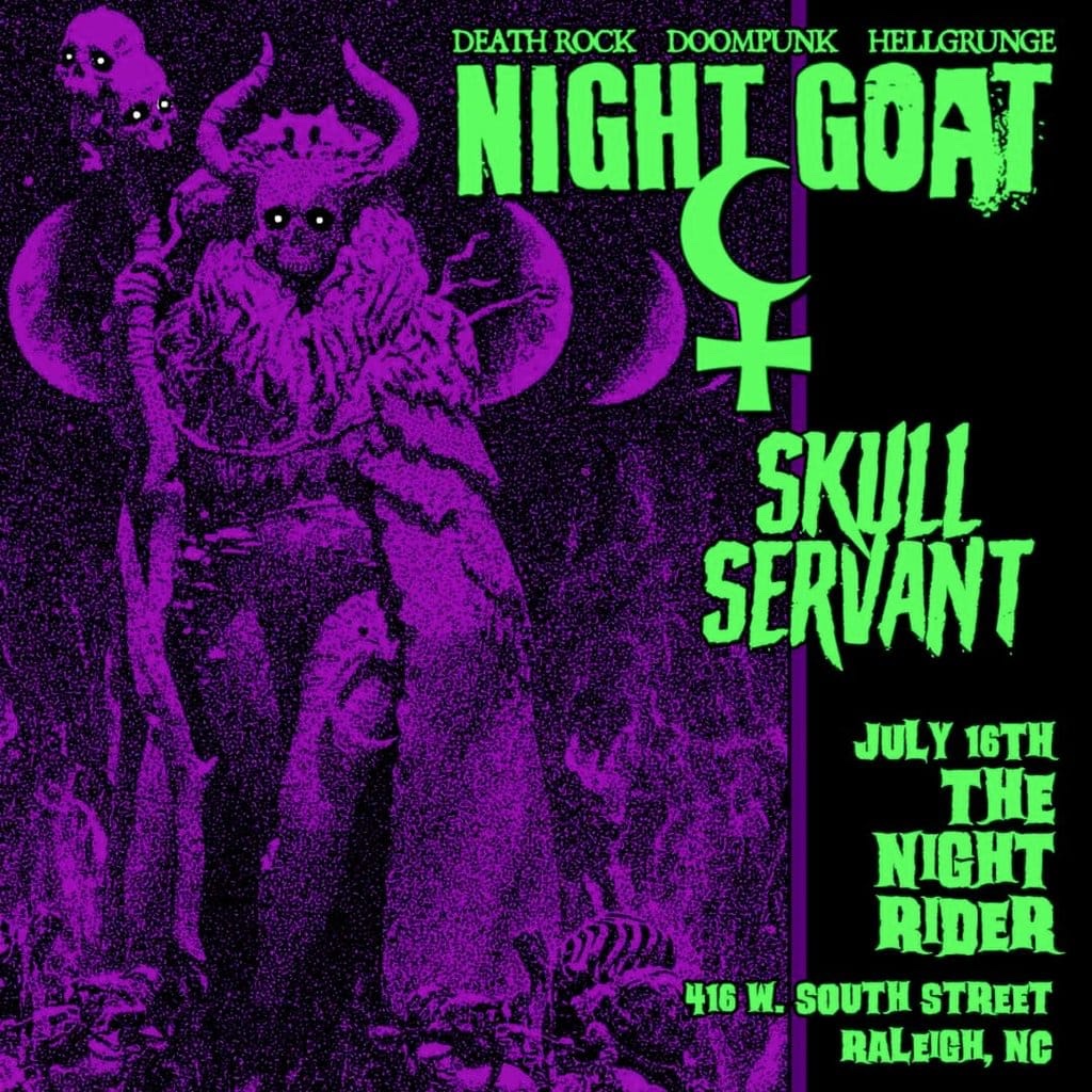 #raleigh @goat_night is coming for you tonight

#raleighnc #ncmusic