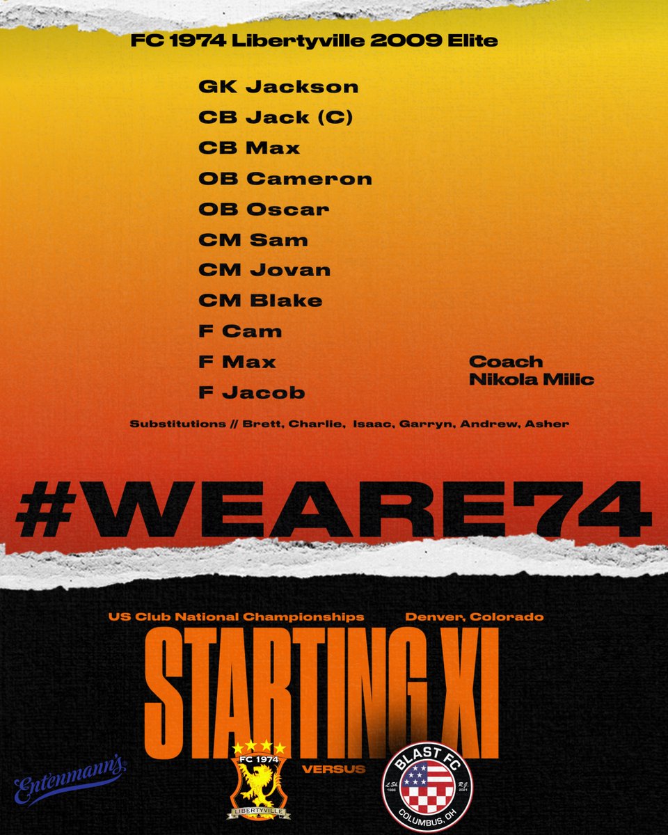 Day 2 US Club Nationals
Let's go boys!! #weare74