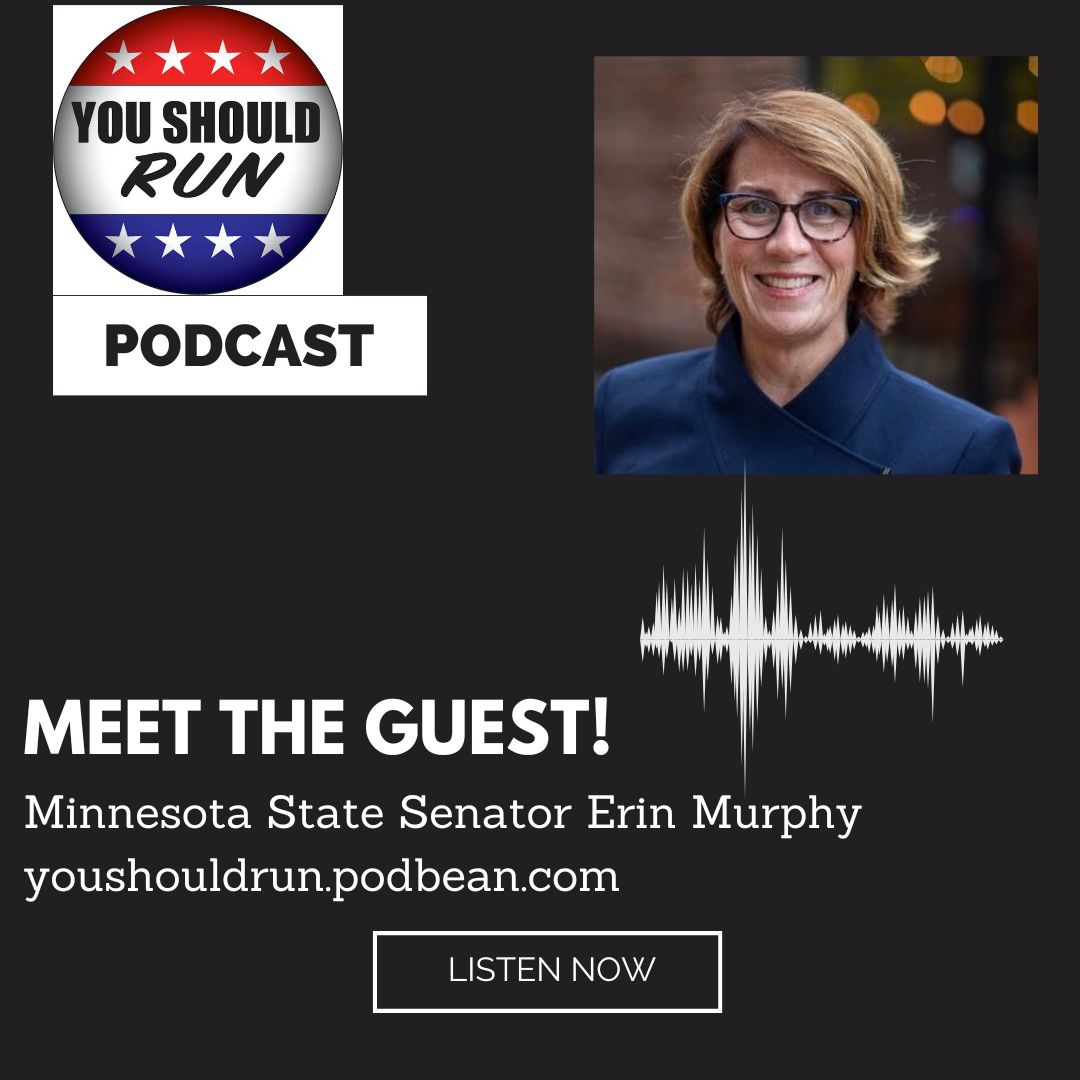 If it's Sunday, it's time to Meet the Guest! Listen as Minnesota State Senator Erin Murphy talks about how MN Dems are using their majority to make the biggest positive difference for their state and why YOU should run for office:

youshouldrun.podbean.com/e/minnesota-st…
