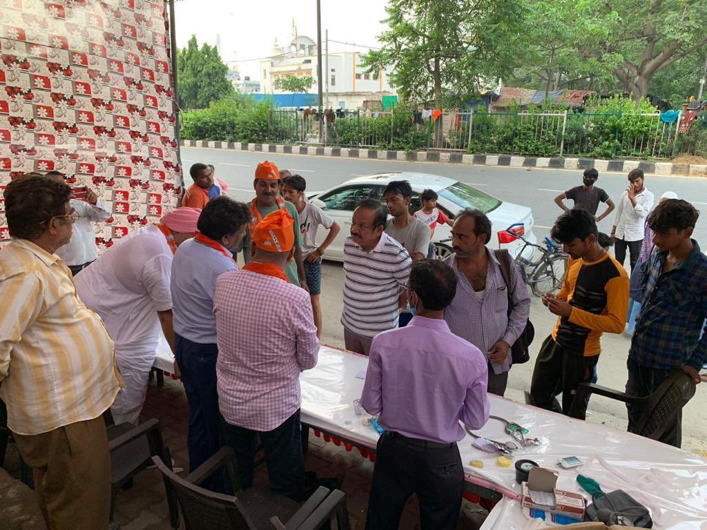 drharshvardhan's tweet photo. Some more pics from the medical camp running at Majnu ka Tila ! 
@BJP4Delhi @PMOIndia https://t.co/lNQ2xeg1RW