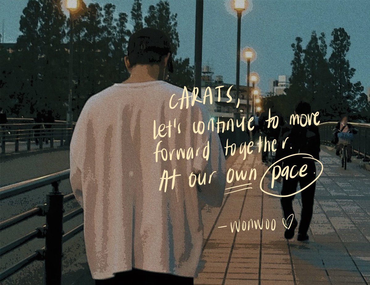 from jeon wonwoo to carats 💌