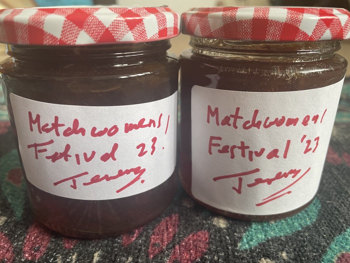 LouiseRawAuthor's tweet photo. .@jeremycorbyn not only spoke at #Matchfest23 yesterday with his immensely impressive activist wife @LauraAlvarezJC - he made us some JAM!

Lovely people and proper comrades ❤️ https://t.co/4OLJS6AvG6