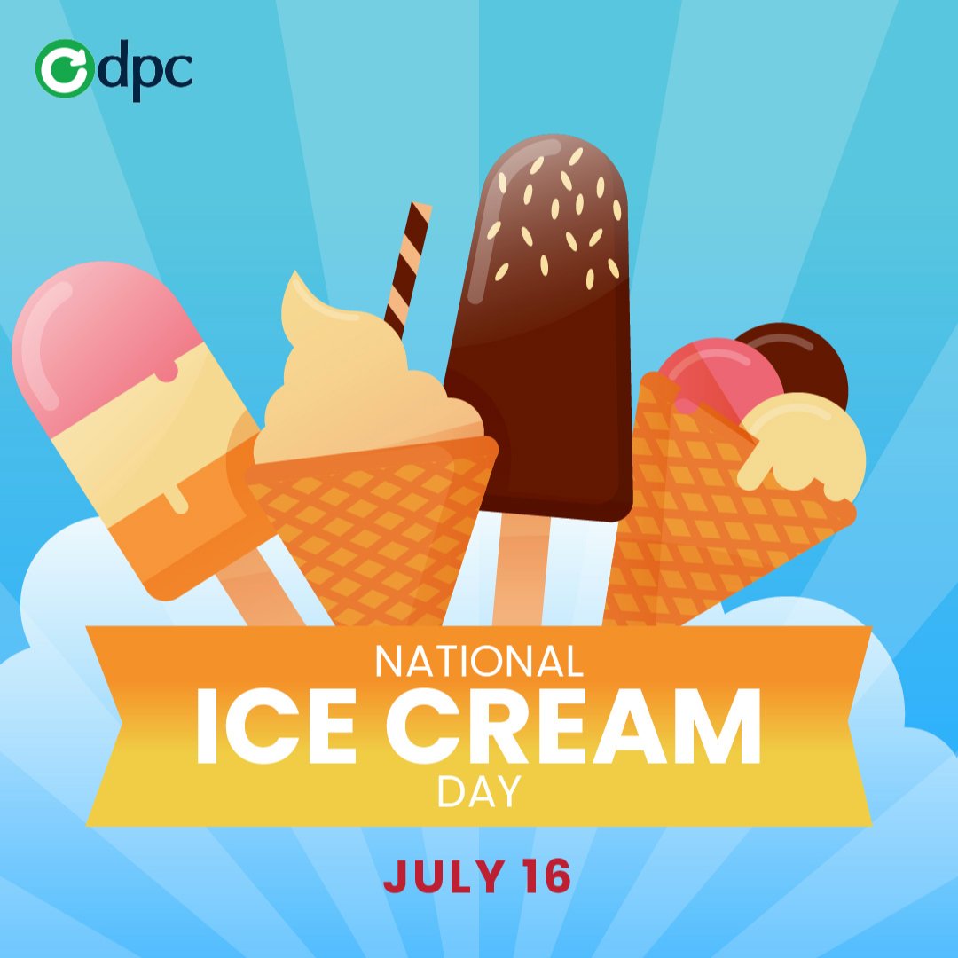 DPCTechSupport's tweet image. National Ice Cream Day: Cool off with a scoop (or two) of your favorite ice cream flavor today. This sweet treat is beloved by people of all ages and is the perfect way to celebrate summer.
.
.
.
#Nationalicecreamday