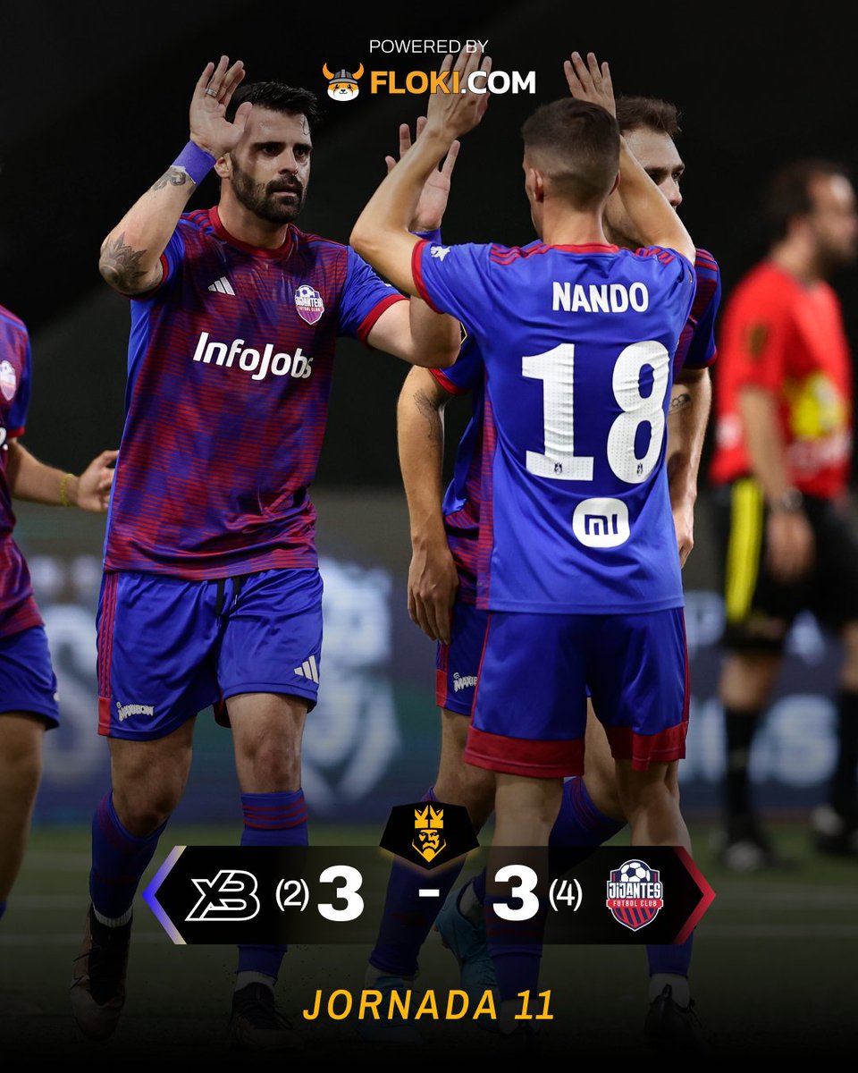 KingsLeague's tweet image. ⚔ @xBuyer_Team 3 (2) - (4) 3 @JijantesFC 🧢

#KingsLeagueJ11 #InfoJobs