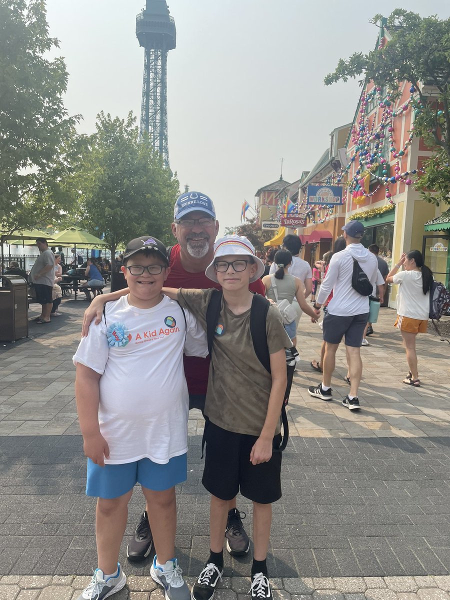 Happy 11th Birthday to my favorite guy. Thanks to <a href="/akidagain/">A Kid Again</a> for hosting us <a href="/KingsIslandPR/">Kings Island</a>. It’s gonna be a great day.