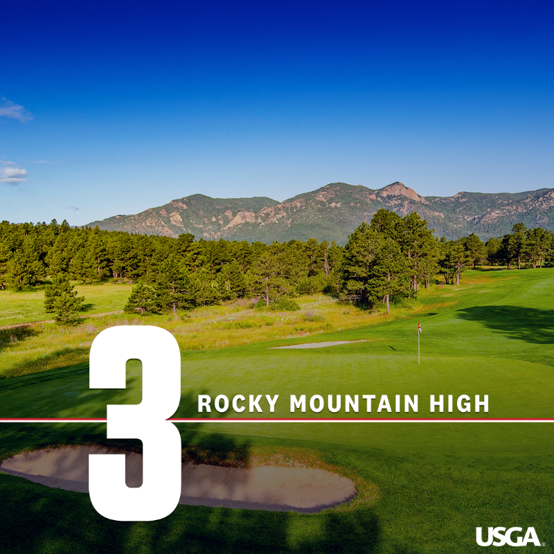 USGA's tweet photo. We're in for an exciting week at the @AF_Academy Eisenhower Golf Club’s Blue Course! #USGirlsJunior

Some notes heading into competition 👇