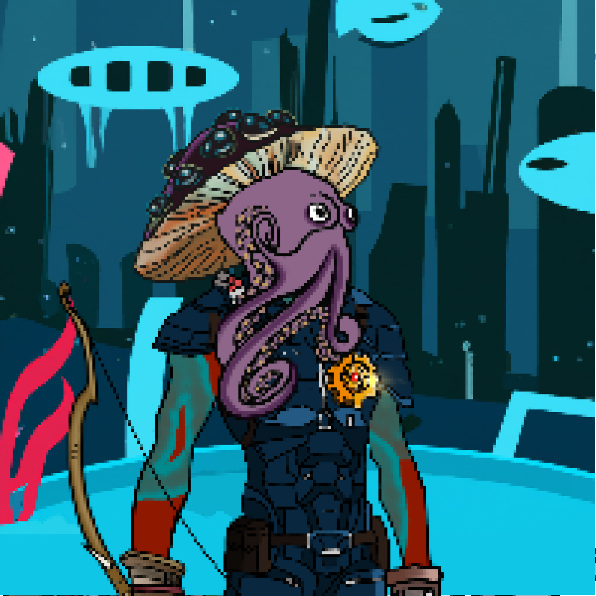 NikosecNFT's tweet photo. Just minted 2 new @octo_peeps that came also with 2 free pixel NFTs!

Mint is live again and boy I got lucky with the first shot!
I got a rare one with a Cyber Helmet 👀🔥

Go mint yours! Supply is Limited! https://t.co/fYL6CvzpKW