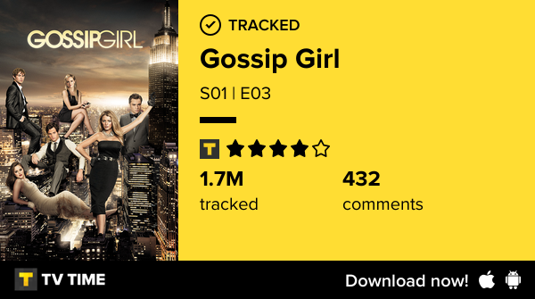 AllisonFeitosa1's tweet photo. I've just watched episode S01 | E03 of Gossip Girl! https://t.co/lAUSJbkw3D #tvtime https://t.co/ldEWoWscvM