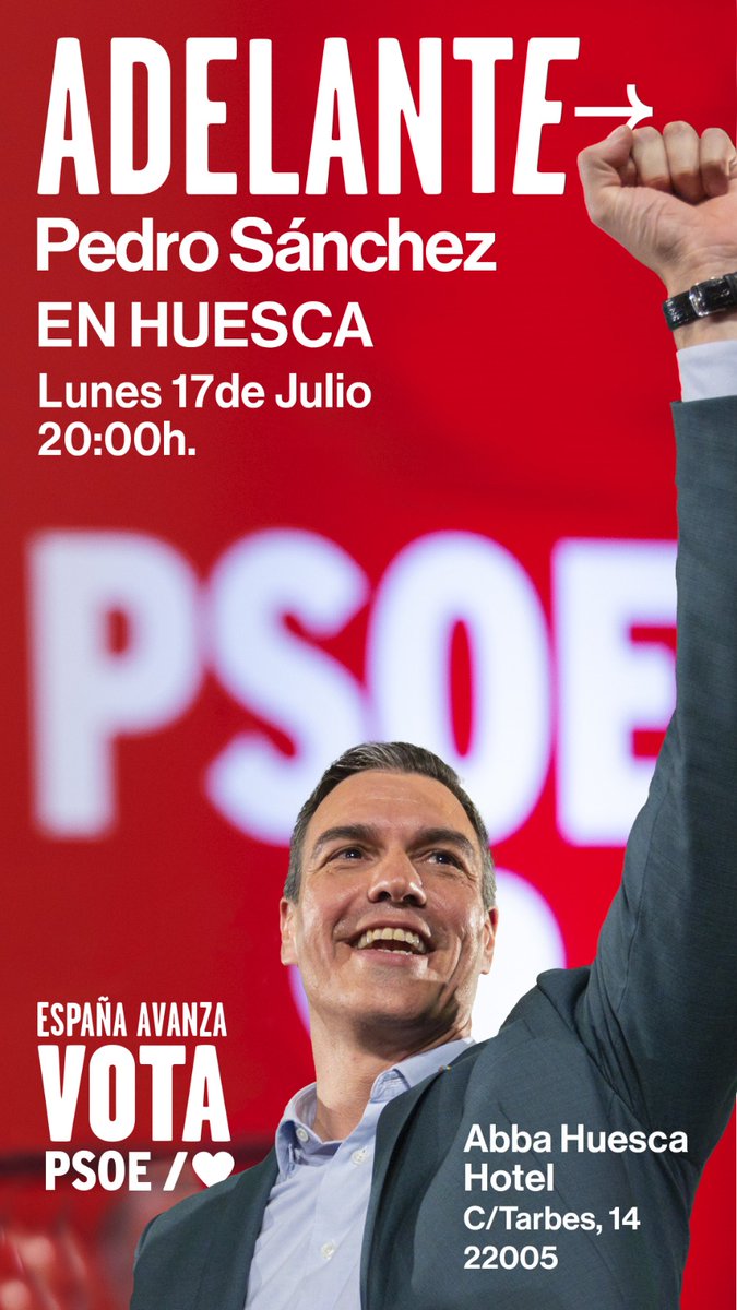 PSOE Alto Aragón tweet media