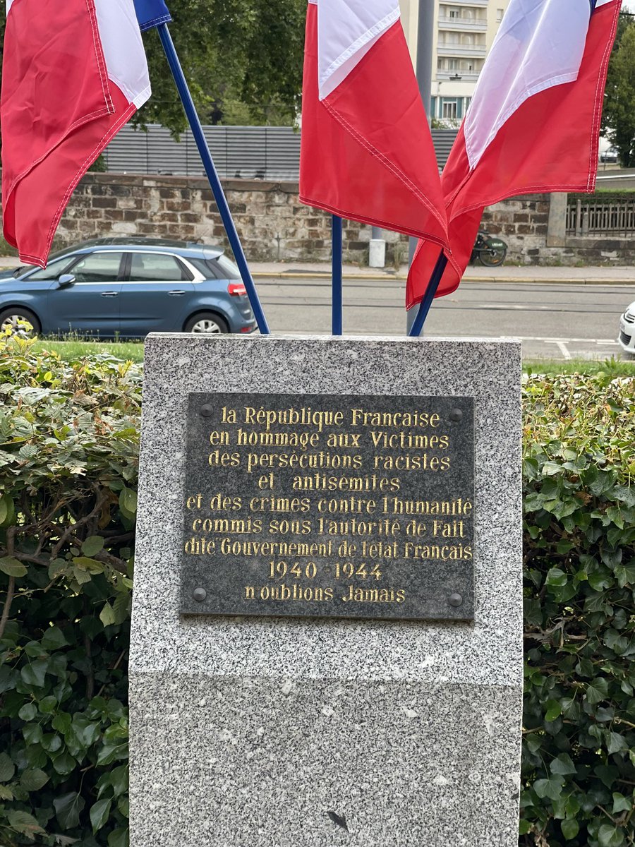 qbataillon's tweet photo. Journée nationale à la mémoire des Victimes des crimes racistes et antisémites de l'État français et d'Hommage aux Justes de France 🇫🇷 

Une journée d’hommage gâchée par @JLMelenchon et @FranceInsoumise qui insultent à nouveau le président du @Le_CRIF, @Yonathan_Arfi. https://t.co/2ZQhqGquee