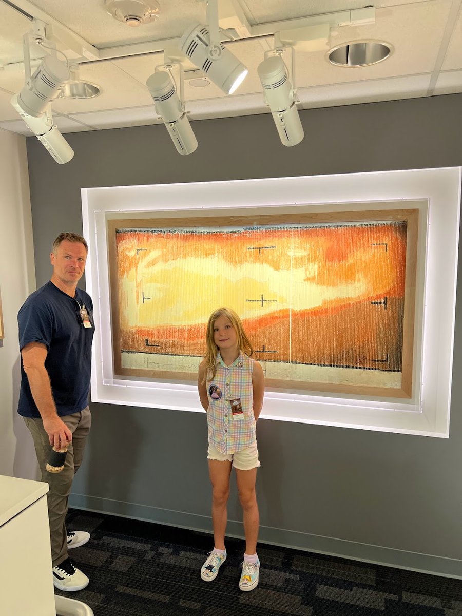 GeorgieC's tweet photo. A very special place on the @NASAJPL Lab. 
Sharing my family's love for the #Mariner4 "color by numbers" image of Mars. Humanity's first image of another planet from space. A true pathfinder for all the incredible Martian imagery (and more!) we see today. 
Thank you @CNNAshley @CNN for marking this #Anniversary - great piece...https://t.co/U12lLdAfqQ