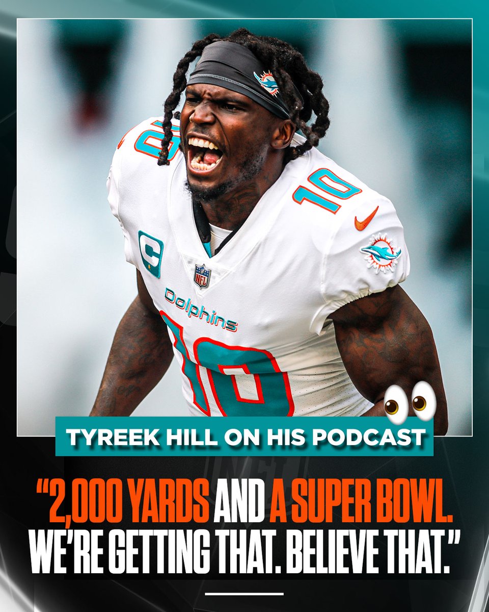 RT @SNFonNBC: Tyreek Hill has very high hopes for the 2023 season. #FinsUp https://t.co/bl5Xuhve14