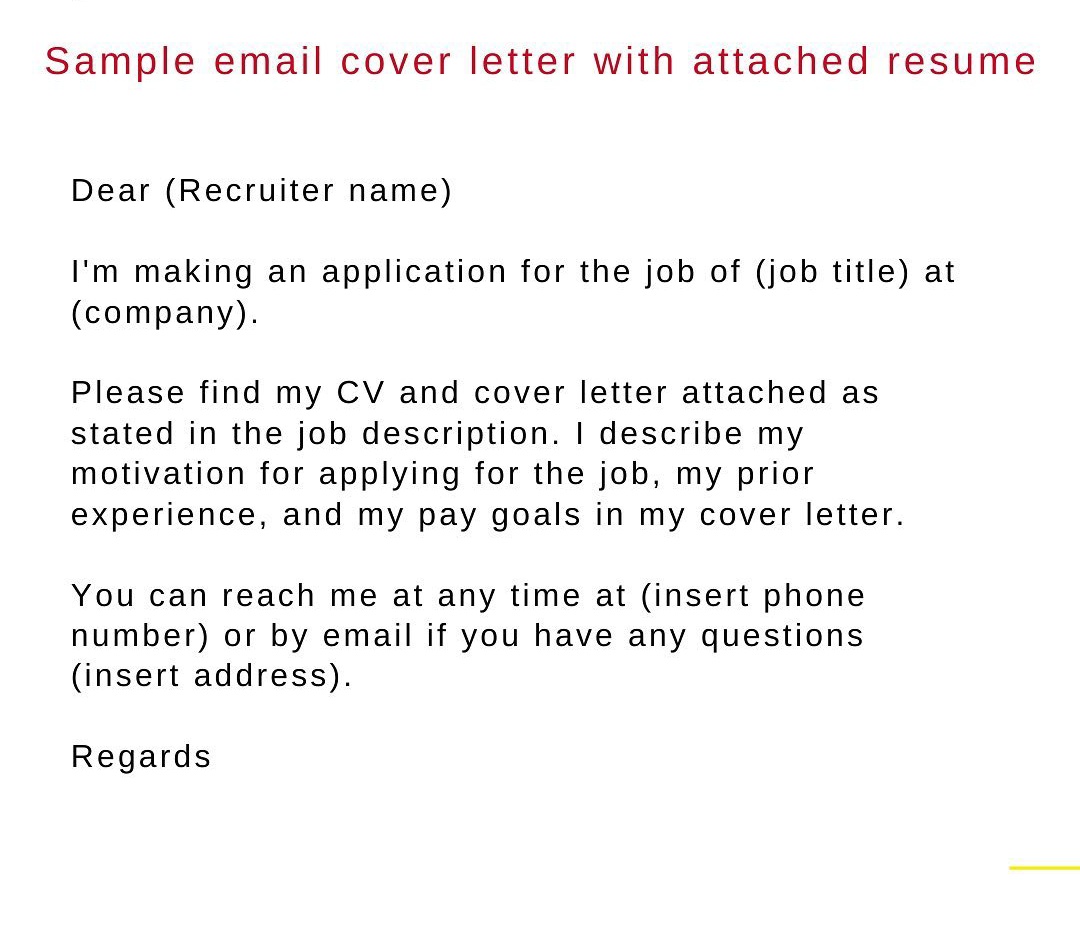How To Send Email For Job Application How To Send Email For Job Application