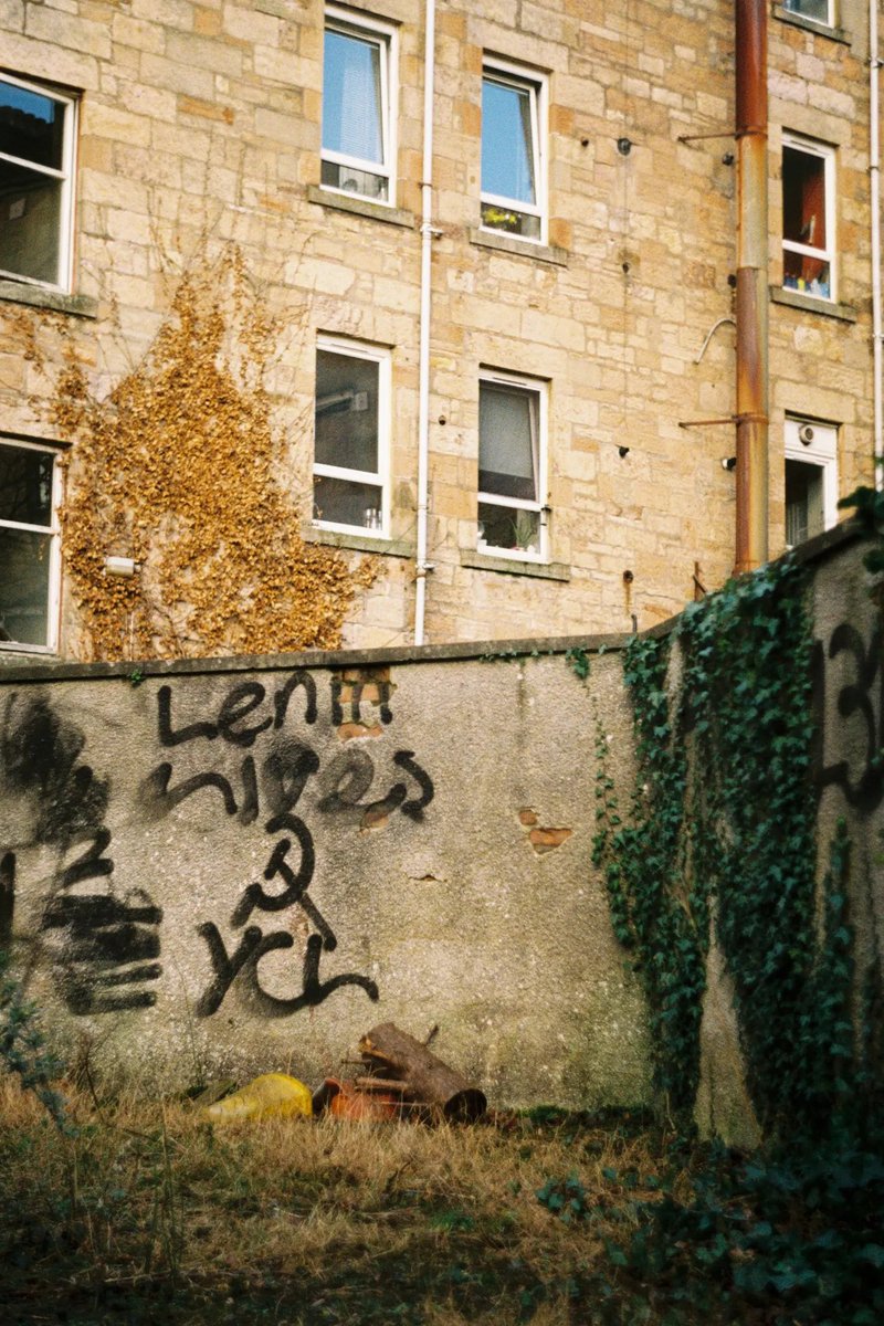 plutoniummt's tweet image. found at the end of an alley in glasgows west end