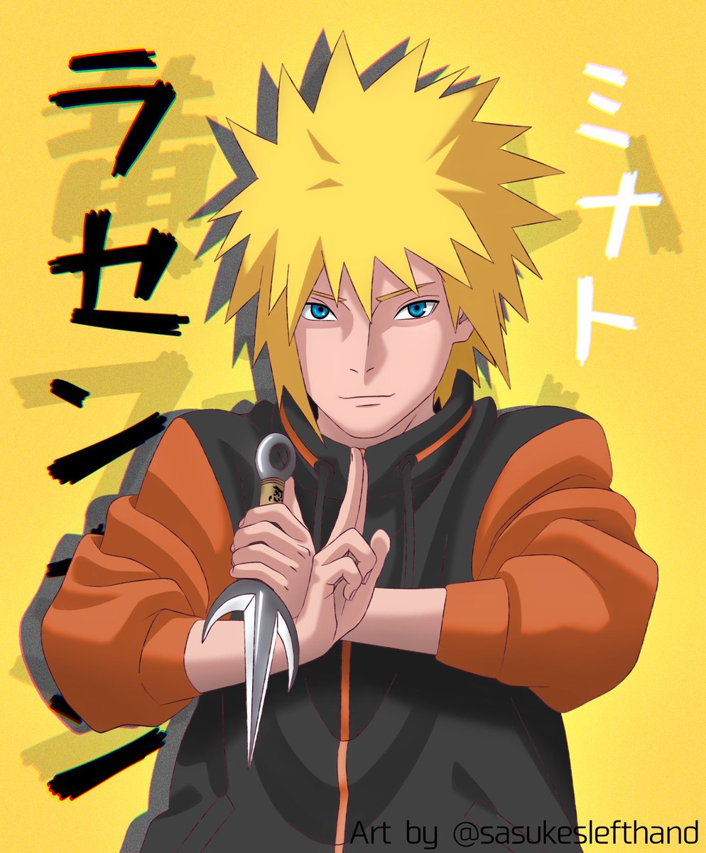 asad on Twitter: "Here’s Minato in Naruto and Boruto’s color palettes ...