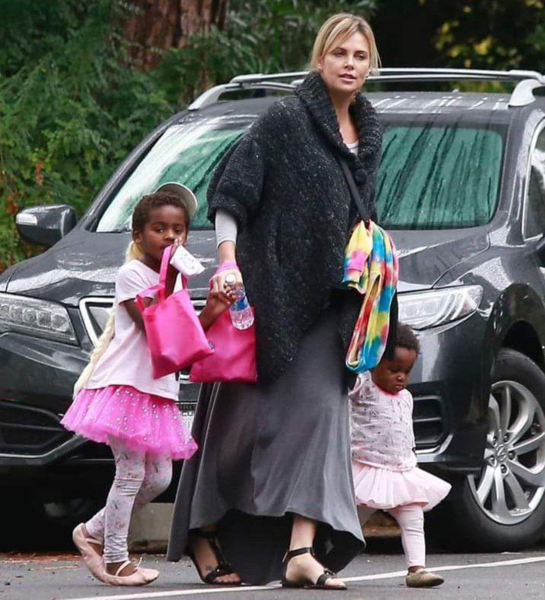Charlize Theron adopted two young boys and is forcing them to dress and act like girls. 
This isn't gender affirmation 
This isn't acting class
This is child abuse 
When is society going to stand against this sick mental illness?
#LeaveTheKidsAlone https://t.co/x22U6JKK8P