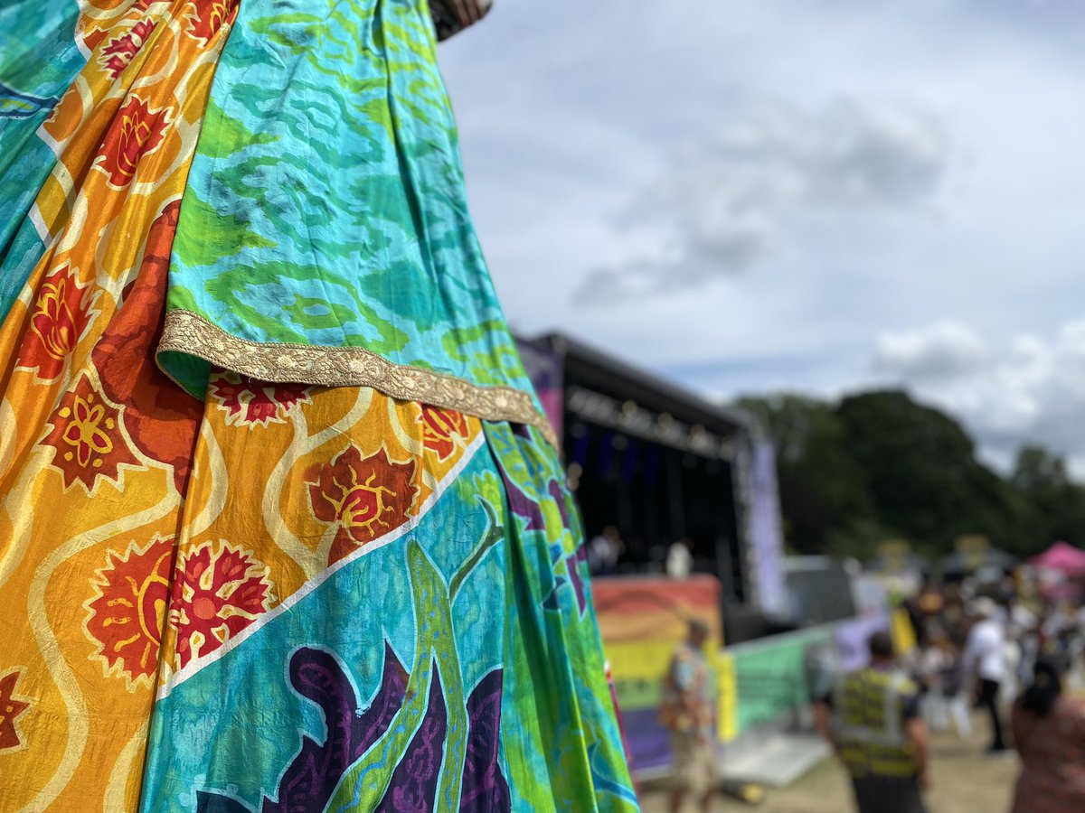Kinetika (@kinetikapeople) on Twitter photo The Tower Queen, silk flags and scarves have been at the centre of <a href="/CroyMela/">Croydon_Mela</a> today - look out for them again soon! #Kalasetu #croydon #silk The Tower Queen, silk flags and scarves have been at the centre of <a href="/CroyMela/">Croydon_Mela</a> today - look out for them again soon! #Kalasetu #croydon #silk