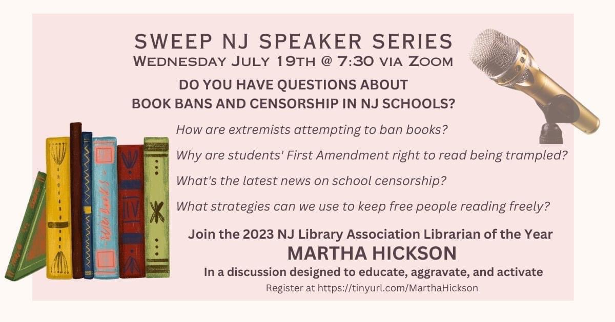 MCSMAlibrarians's tweet photo. Join Martha Hickson this Wednesday night! https://t.co/x2LUw6wimr