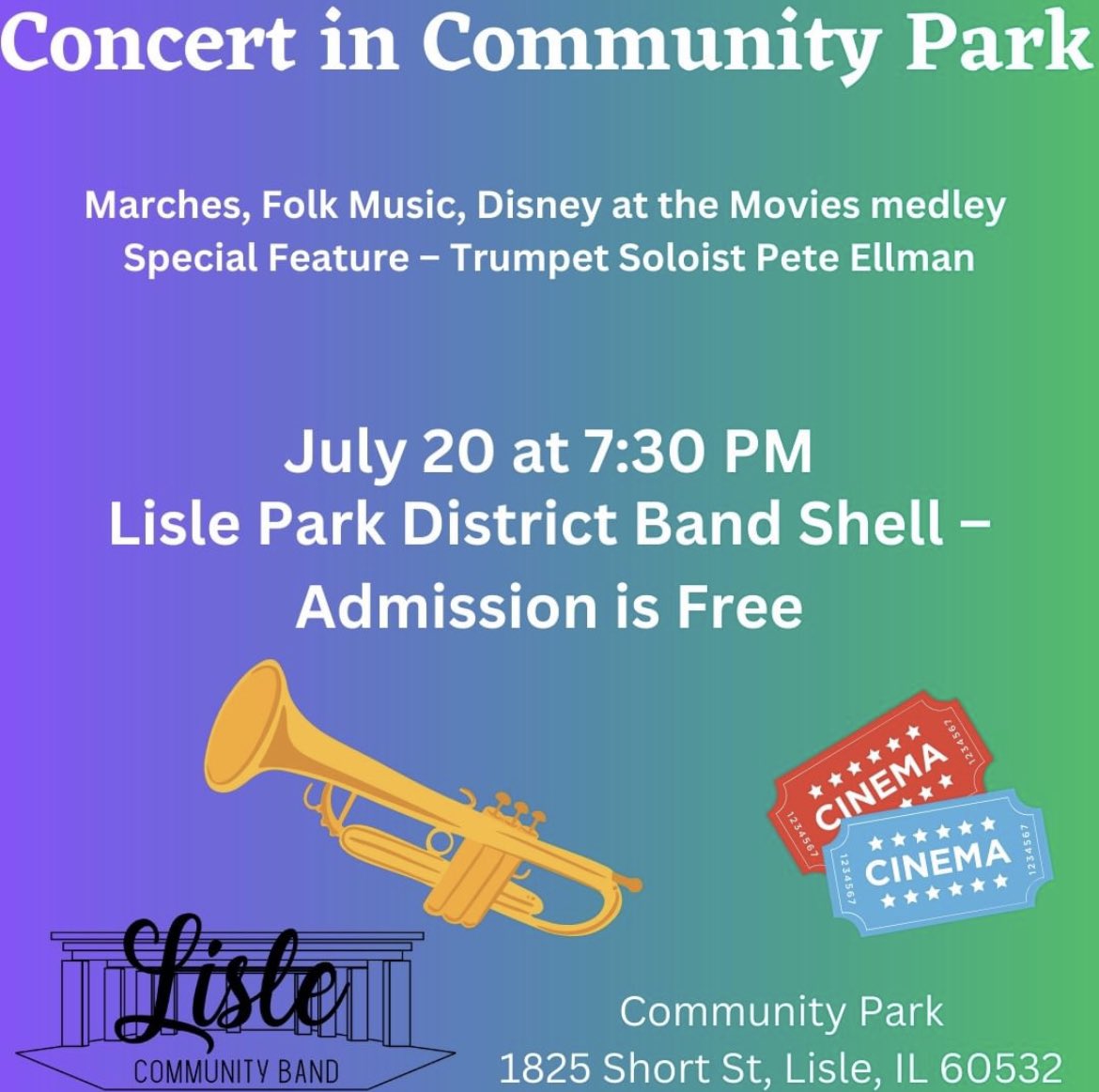 Lisle Community Band tweet media