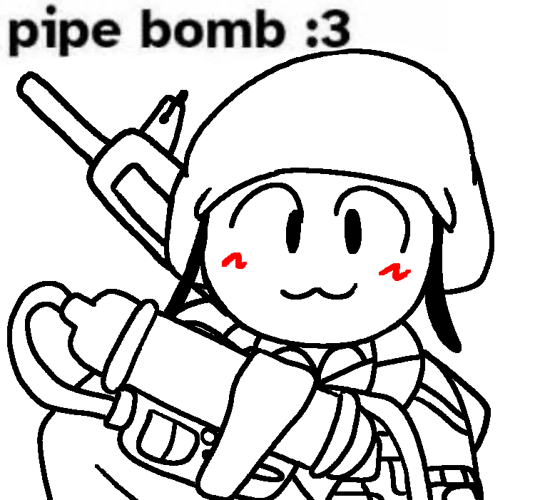 Poso89187608's tweet image. #phantomforces #robloxart  pipe bomb :3