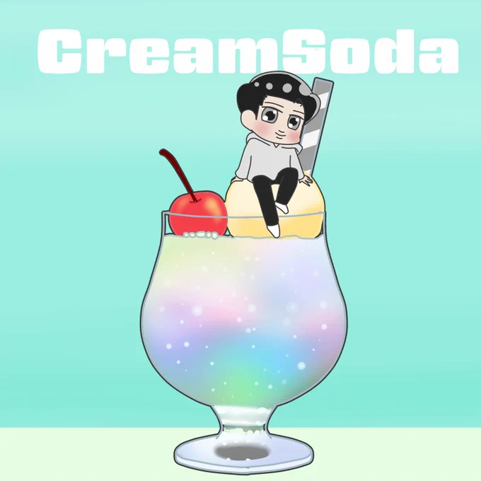 クリームソーダカイ  #KAI #EXO #엑소 #weareoneEXO #EXIST #EXO_EXIST #CreamSoda #EXO_CreamSoda