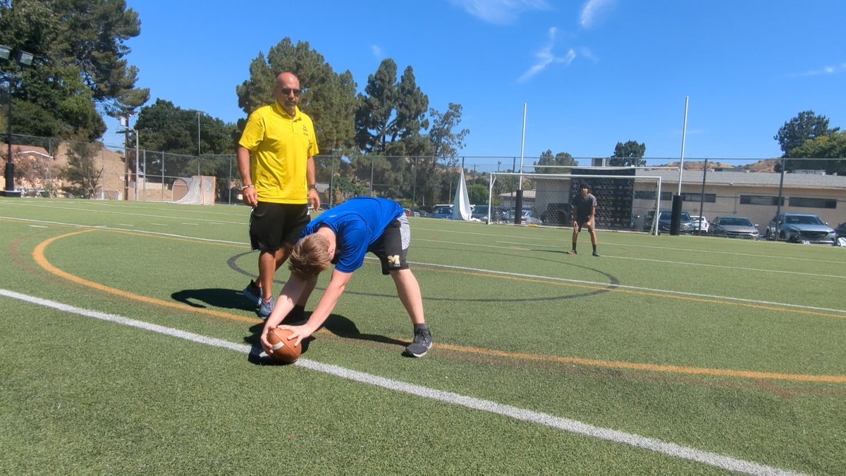 VaughnConlon's tweet photo. 2023 @TheChrisRubio Underclassmen Invitational Day One highlights. Grateful for the individual feedback from the man himself. Tweaking my Long Snapping craft feels gooooood... @MHSMustangfball @CoachHowellVA https://t.co/Ea94CEQh8S