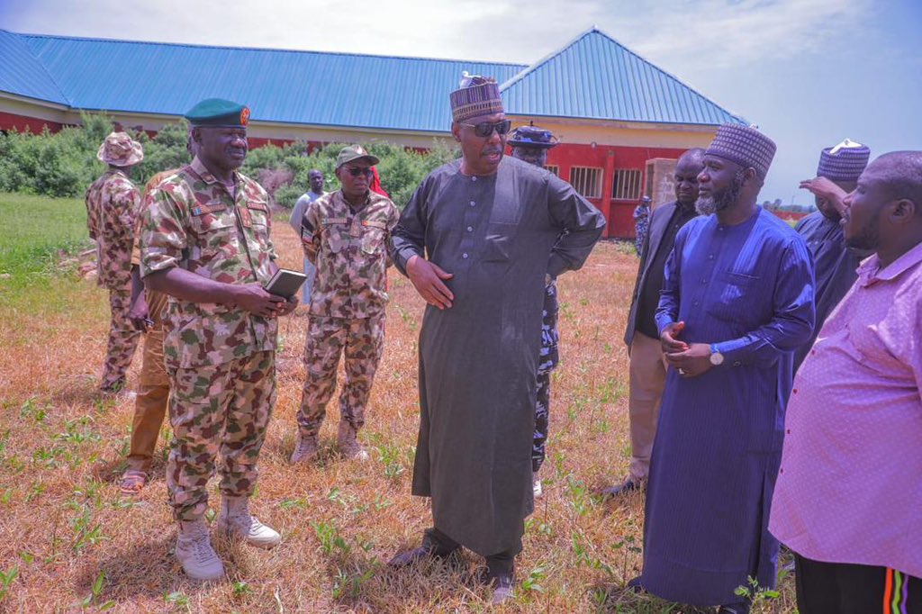Isa_Gusau2023's tweet photo. @ProfZulum allocates site as FCE Gwoza takes-off soon

Borno State Governor, Babagana Umara Zulum, has granted approval for the use of a Government Secondary School as temporary site for the take-off of a newly established Federal College of Education (FCE) in Gwoza.

The site is at Vile, a community in Gwoza town, Headquarters of Gwoza Local Government Area. 

The new school is the first of its kind, a Federal Government College of Education, in Borno since the state was established in 1976. Most of the 36 states and the FCT each has federal University, federal polytechnic and federal college of education. Borno had been without federal polytechnic and federal college of education until they were established by the Buhari administration. 

Governor Zulum who had facilitated take off of a Federal Polytechnic sited in Monguno and now did same for the Federal College of Education in Vile, Gwoza. 

The governor during his trip to Gwoza on Saturday gave a directive for the immediate rehabilitation of the GSS Vile to serve as temporary site for the federal college of education to commence operations.

Zulum gave the approval during an assessment visit to the temporary site, located along Gwoza-Mubi highway. 

Zulum’s administration is known for its commitment to complementing the efforts of the Federal Government through ensuring necessary requirements were met for federal institutions to function effectively in Borno.