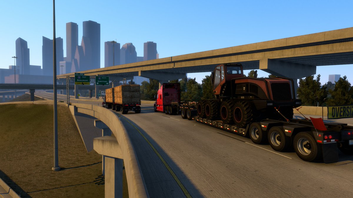 Fastmare's tweet photo. Sunday trucking! Port Angeles (Washington) to Houston (Texas) #AmericanTruckSimulator #ATS https://t.co/m5eSbQKfwP