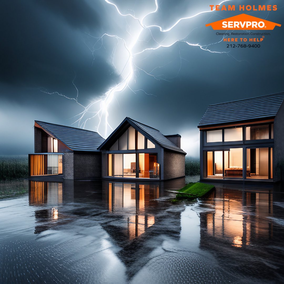 ⛈️Thunderstorms are on the horizon! Don't let water damage rain on your parade. SERVPRO Team Holmes is here to dry your worries away! Whether it's leaks, flooding, or damage from the storms, we've got you covered.Our team is on is on-call 24/7 ready to help 212-768-9400 #servpro