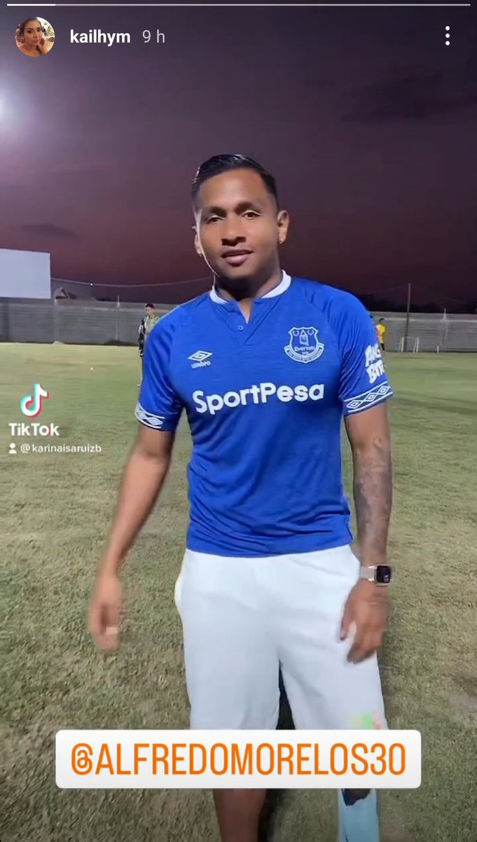 Former #RangersFC striker #Alfredomorelos has recently followed @Everton twitter which is causing a lot of stare,as he’s a free agent and we need a striker👀.No real substance behind it YET but do not be surprised if you a seen with him in the next coming weeks🤔🇨🇴