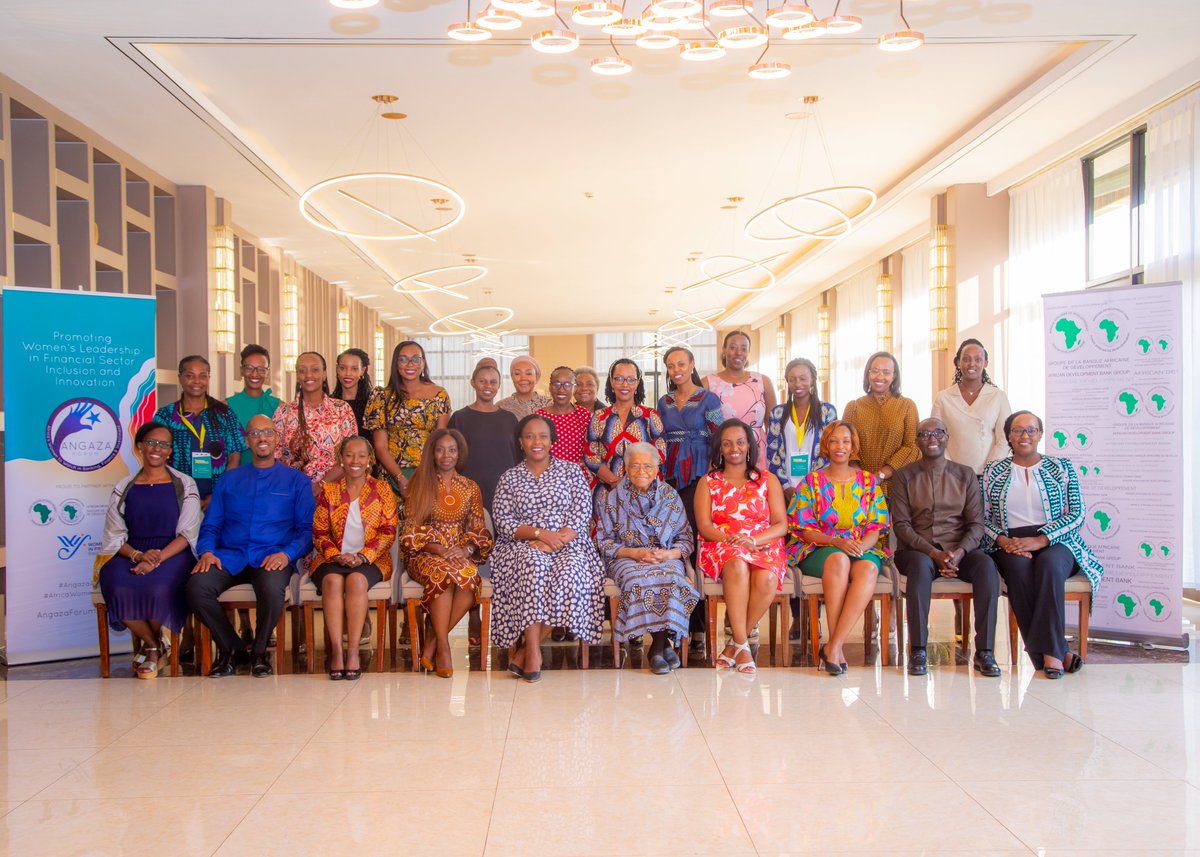 AngazaAwards's tweet photo. #AngazaForum @AfDB_Group @WomenDeliver brought together prominent leaders to share ideas and recommendations for financial inclusion and narrowing gender gaps within the African Financial sector.
#AngazaForum extends gratitude to everyone for making this event a success. https://t.co/M3YBFaZkKg