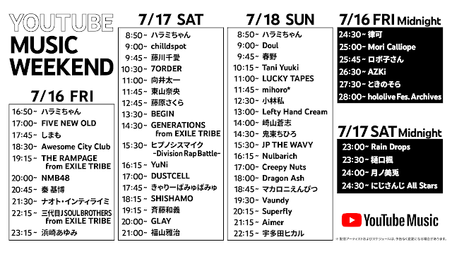 Historical_Holo's tweet photo. 2021年、YouTube Music Weekend Live vol.3 Midnightにホロライブが参加しました！

YouTube Music Weekend Midnight
https://t.co/NWWkHiXT2C

#ホロライブ https://t.co/t9zQuFIEPZ