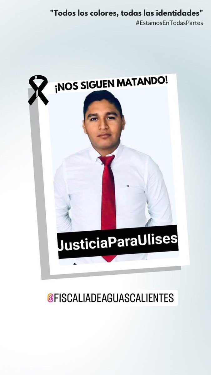 almexdiverso's tweet photo. ¡Exigimos justicia!
@fiscaliaAGS #JusticiaParaUlises https://t.co/XtS05gQm9Y