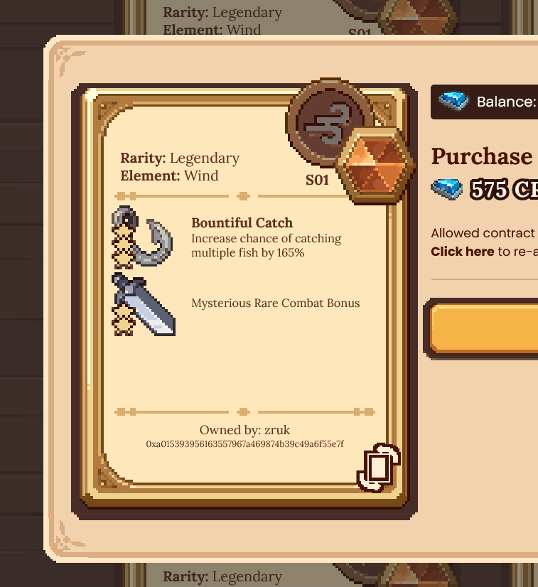 boggsee33's tweet photo. Found 2 pets at the market that are now part of the GGG's Hero Clan:
1st pet in is a #Basalisk with 165% for chance at multiple fish. The hero's went to the Hatchery to collect the pets. @defikingdoms https://t.co/aqkyRGvuFR