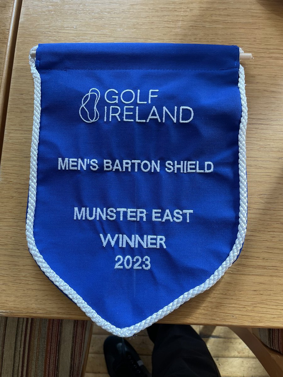 Bradfordcentral's tweet photo. Long time to wait for @seaniebarry1 but well worth the wait I’d say , Barton Shield Munster east winner #historymade #Fota30 https://t.co/C8bJlqW49q