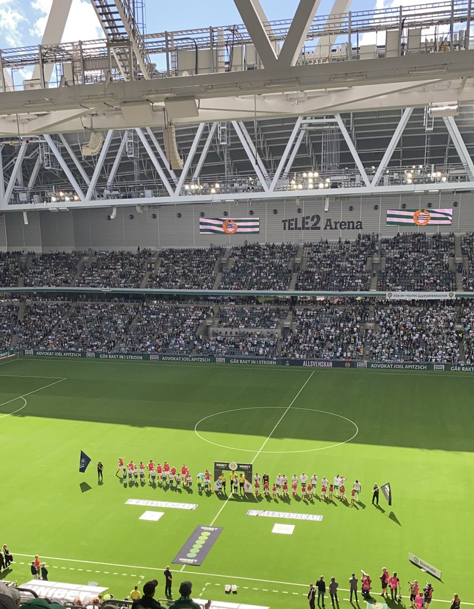 FrimanTf's tweet photo. Ekaa kertaa paikan päällä. 
*** - * 
Huikea fiilis ja meininki! 
Hammarby - Kalmar 3-1. ✌🏼⚽️
#allsvenskan #Hammarbyfotboll #bajen #Stockholm @hammarbyfotboll https://t.co/fEp6568Zpe