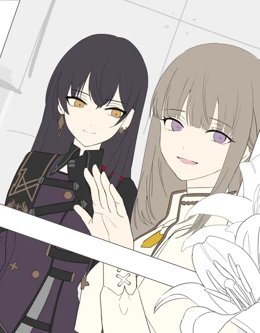 線画できたー!起きたら塗る!可愛く塗れますように #トワツガイ_FA