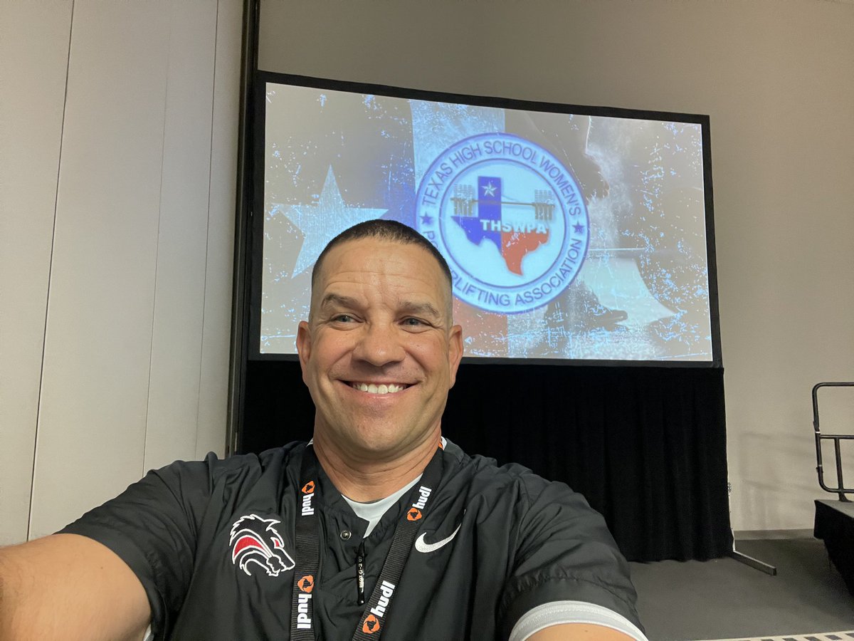 THSWPA Directors speaking at THSCA 2023 coaching school getting ready for the 2024 powerlifting season! #thswpa #CoachingSchool