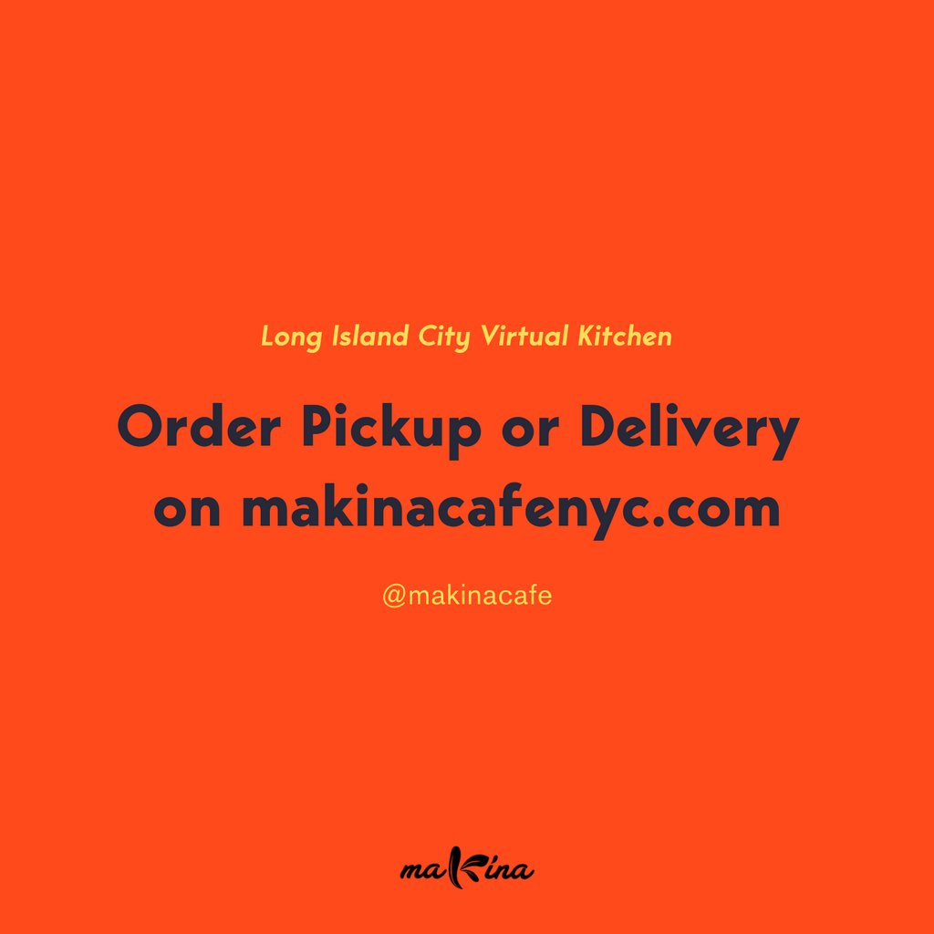 Come eat with Makina this week 🌻

Order ahead or pickup/delivery in LIC 11-6pm ✨ 

link in bio or call 📞 917-426-5649