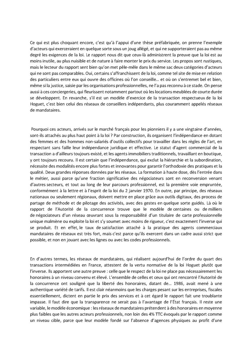 Unismandataires's tweet photo. 🔴 Point de vue de Danielle DUBRAC, présidente de l’Unis : "Les réseaux de mandataires, preuves de la modernité de la loi Hoguet" 👇

@DDubrac @unis_immo @BrunoLeMaire
#immobilier #transaction #loihoguet #ADLC https://t.co/7kbkFr6A3f