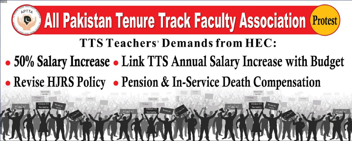 Noman_Khan1010's tweet photo. TTS faculty under umbrella of APTTA will stage a peaceful protest in front of HEC ISB on Tuesday, July 18, 2023 for their due &amp; legitimate rights (attached). 
@NawazSharifMNS
@CMShehbaz
@MaryamNSharif
@MIshaqDar50
@betterpakistan
@RTanveerPMLN
@Mahmedhec
@hecpkofficial
@1964atta https://t.co/xUNvyBDlYF