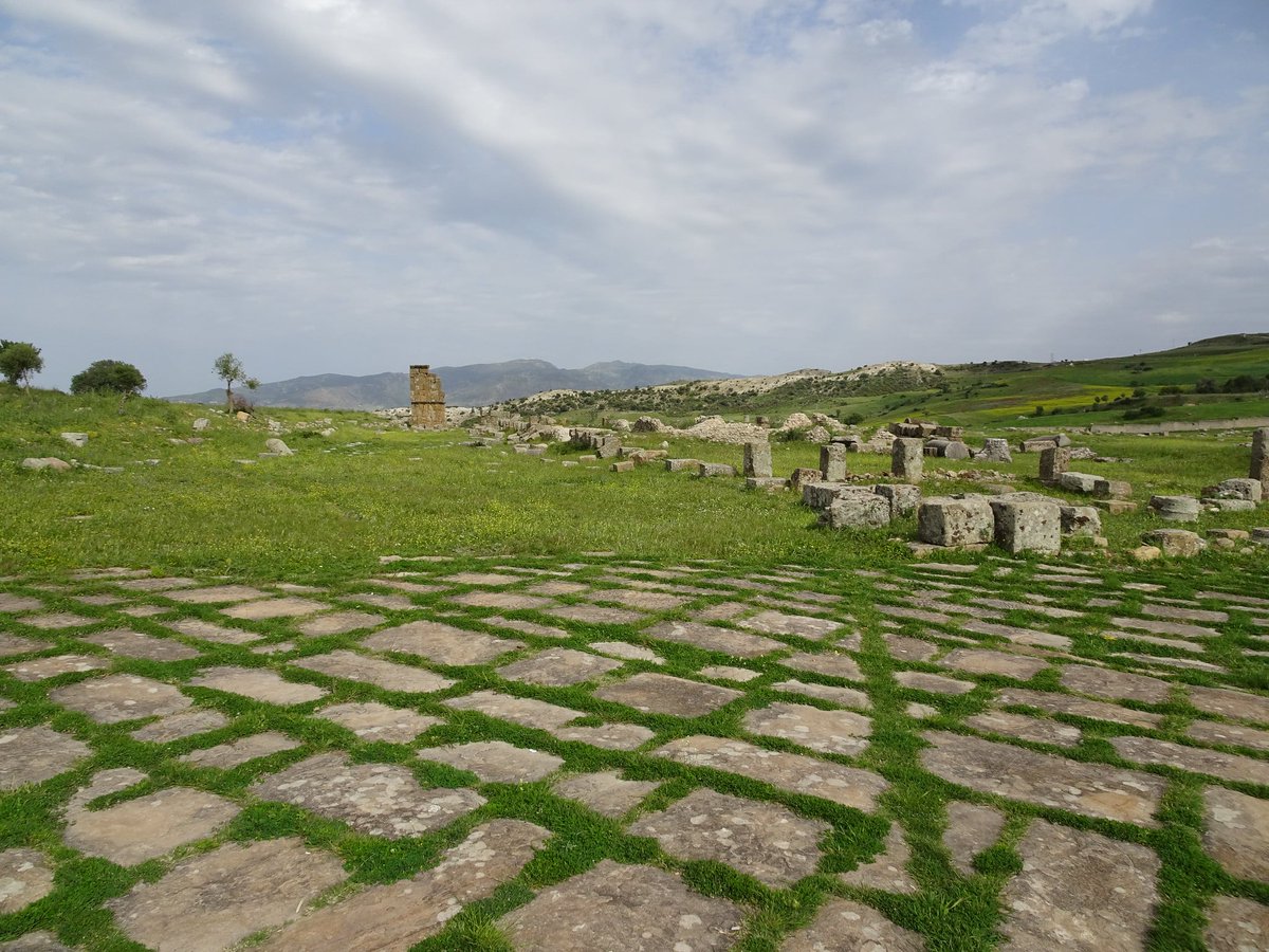 maelassal's tweet image. Thibilis (actuelle Announa) dans la wilaya de #Guelma (antique Calama). Dans cette ville, vivaient le sénateur Lucius Antistius Burrus, natif de Thibilis, et son épouse Vibia Aurelia Sabina, fille de l'empereur  #Marc_Aurèle et de l'impératrice #Faustine la Jeune. 🇩🇿

#Algérie