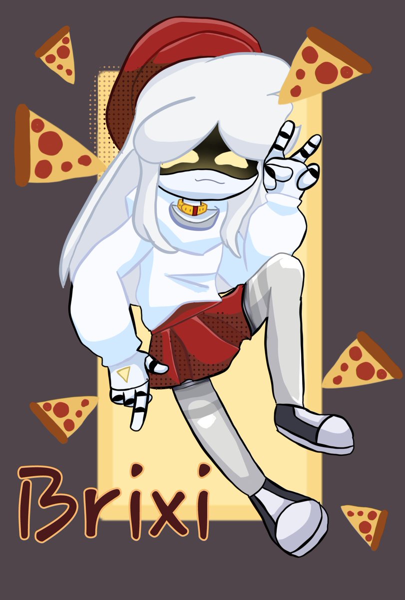brixichiquita's tweet photo. xd, ahora si, mi oc definitivo  versión  en MD :"D 

#MurderDrones #Oc #MurderDronesFanArt https://t.co/dHgC900eS9