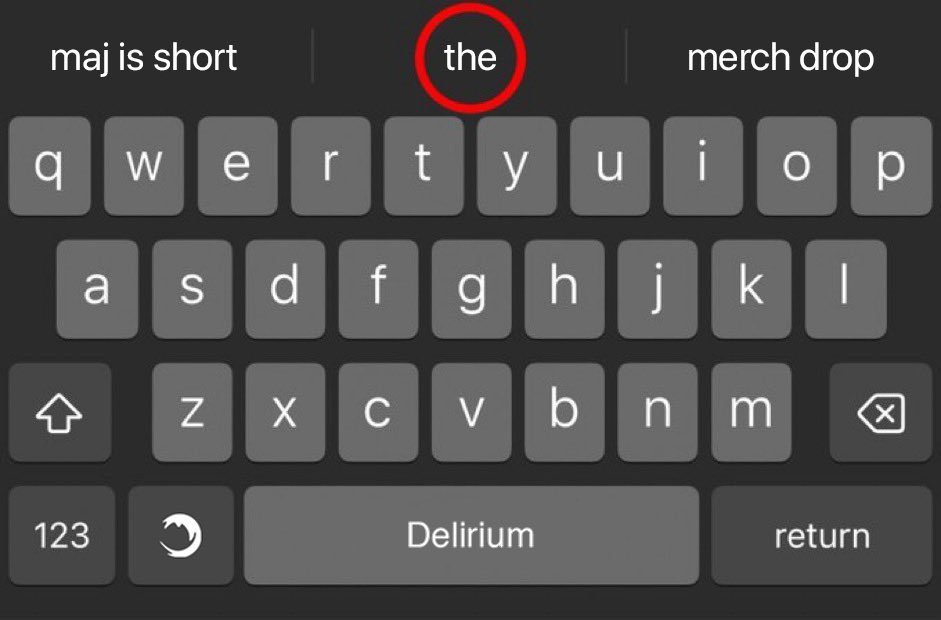 Delirium tweet media