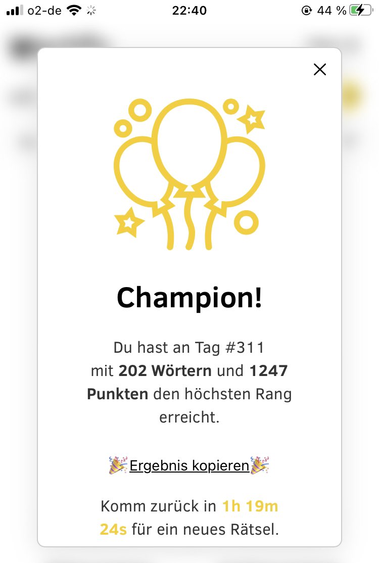 Reicht für heute. 
<a href="/Wortify_/">Wortify</a>